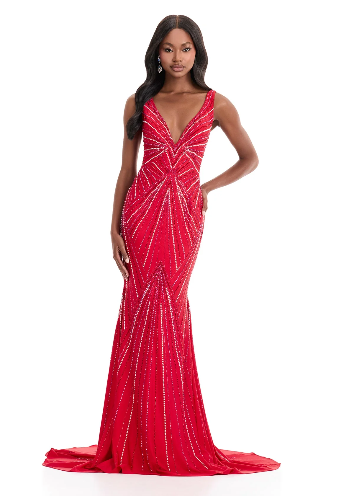 Hot Stone Prom Dresses